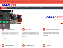 Tablet Screenshot of coastbus.com
